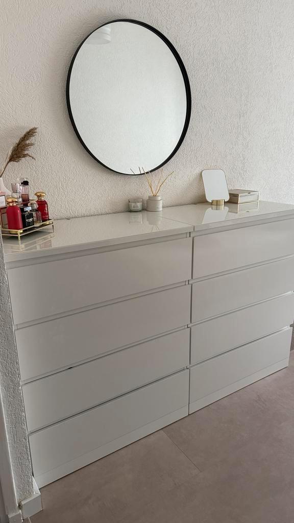 2x MALM ladekast - IKEA, Huis en Inrichting, Kasten | Dressoirs, Zo goed als nieuw, 50 tot 100 cm, 25 tot 50 cm, Met lade(s), Overige houtsoorten