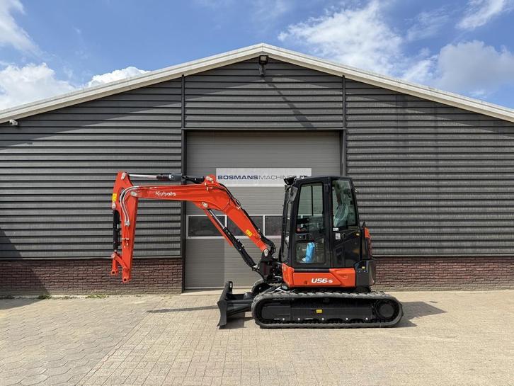 Kubota U56-5 minigraver NIEUW, Zakelijke goederen, Machines en Bouw | Kranen en Graafmachines, Graafmachine