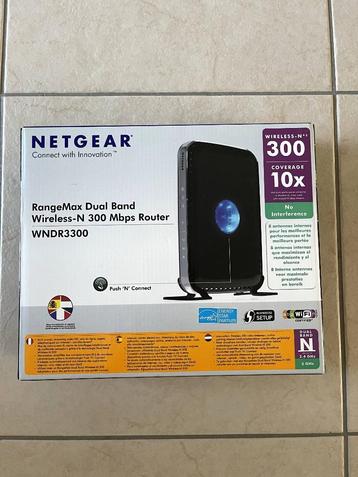 Netgear RangeMax Dual Band Wireles-N 300Mbps router WNDR3300 beschikbaar voor biedingen