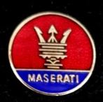 Maserati pin- rond emaille, Verzamelen, Speldjes, Pins en Buttons, Nieuw, Transport, Speldje of Pin, Verzenden