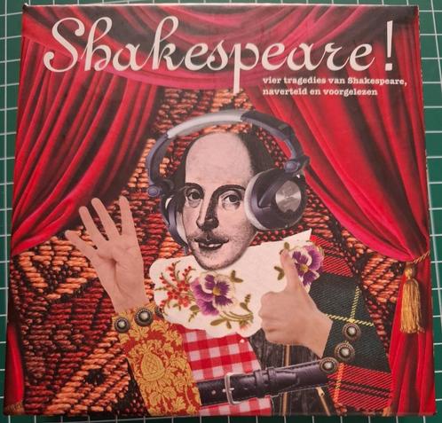 Shakespeare! (Spinvis) vier tragedies voorgelezen - 4CD, Boeken, Luisterboeken, Cd, Volwassene, Ophalen of Verzenden