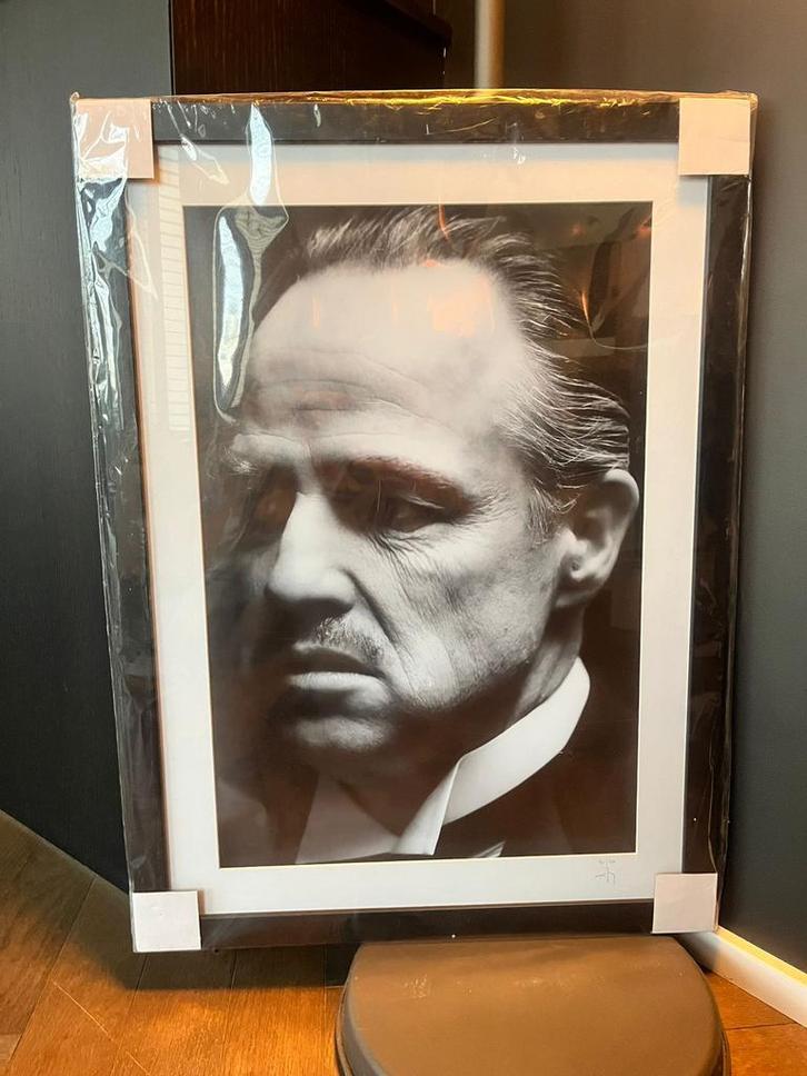 Exclusieve Originele Kunstfoto Marlon Brando, James Bond!, Antiek en Kunst, Kunst | Tekeningen en Foto's, Ophalen of Verzenden