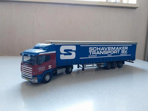 Lion Toys Scania 124C 400 S Highline Streamliner Schavemaker, Hobby en Vrije tijd, Modelauto's | 1:50, Zo goed als nieuw, Bus of Vrachtwagen