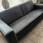 Donkergrijze 3 zits bank, Ophalen, Gebruikt, 150 tot 200 cm, Tweepersoons