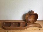 Set Houten teak bakjes voor nootjes., Huis en Inrichting, Ophalen of Verzenden, Nieuw