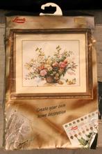 Borduurpakket Lanarte Stilleven met bloemen nummer 34714, Hobby en Vrije tijd, Borduren en Borduurmachines, Verzenden, Zo goed als nieuw