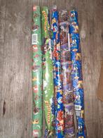 5 x Vintage inpakpapier Sinterklaas Zwarte Piet Nostalgie, Ophalen of Verzenden