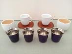 Nespresso  - 2 x Lungo - 2 x Kop en schotel - 4 x Espresso, Ophalen of Verzenden, Nieuw, Overige stijlen, Kop(pen) en/of Schotel(s)