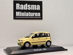 Fiat Panda Bj: 2004 lichtgeel - 1:43 Norev Blisterpack, Hobby en Vrije tijd, Modelauto's | 1:43, Auto, Nieuw, Norev, Ophalen of Verzenden