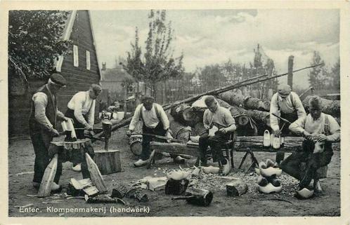 (304-266-039) Enter Klompenmakerij handwerk, Verzamelen, Ansichtkaarten | Nederland, Overijssel, Verzenden
