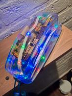 Transparante telefoon met lichtjes, Kunststof, Gebruikt, Futuristisch vintage, Ophalen of Verzenden