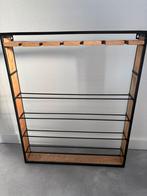 Wijnrek, voor 6 glazen / 6 flessen, op te hangen aan de muur, Huis en Inrichting, Woonaccessoires | Wijnrekken, Ophalen, 5 tot 15 flessen