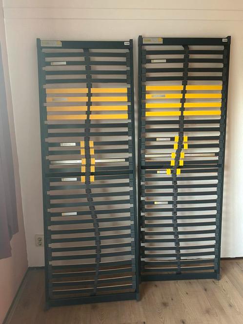 2 luxe lattenbodems BossFlex 400 70/200, Huis en Inrichting, Slaapkamer | Matrassen en Bedbodems, Zo goed als nieuw, 70 cm of minder