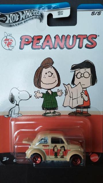 Fiat 500 Modificato  Snoopy Peanuts 1:64 Hotwheels Pol  beschikbaar voor biedingen