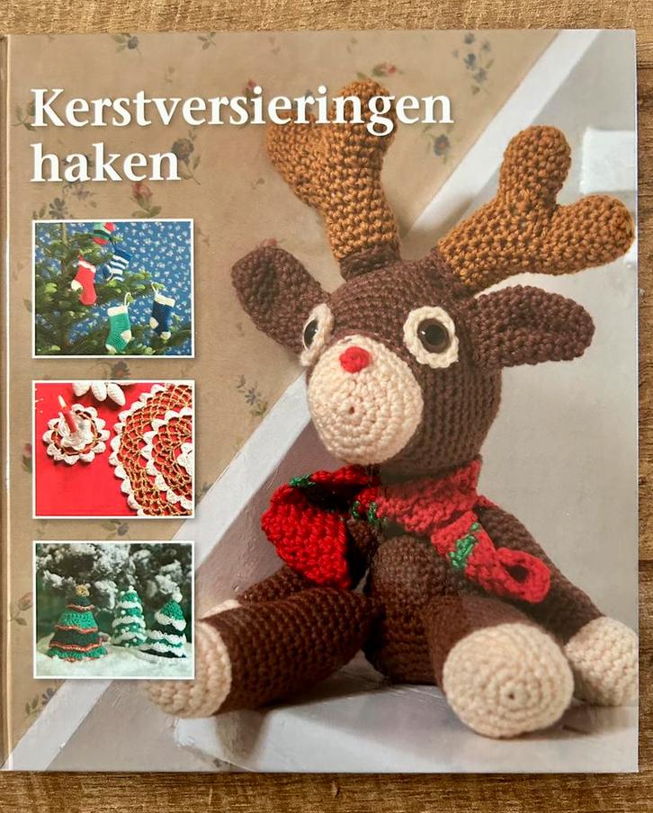 Kerstversieringen haken - Karin Hofstra, Hobby en Vrije tijd, Breien en Haken, Zo goed als nieuw, Haken, Patroon of Boek, Ophalen of Verzenden