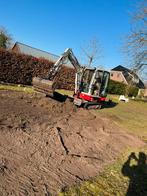 Minikraan/ minigraver te huur inclusief machinist, Ophalen