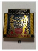 Penning Speld Antwerpen Holland Belgie 1933 vredesdemonstr., Postzegels en Munten, Penningen en Medailles, Ophalen of Verzenden