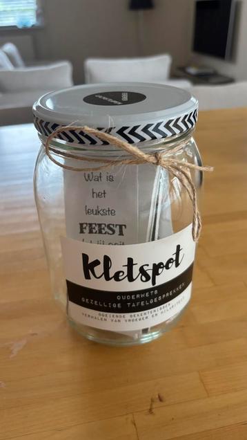 Kletspot ouderwets gezellige tafelgesprekken nieuw beschikbaar voor biedingen