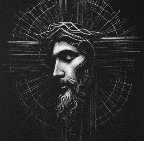 Jezus Christus Handgegraveerde Afbeelding Staalgravure, Antiek en Kunst, Kunst | Schilderijen | Modern, Verzenden