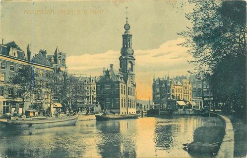 (378-296-043) Amsterdam Singel b d Munt, Verzamelen, Ansichtkaarten | Nederland, Noord-Holland, Verzenden