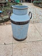 Originele melkbus, Tuin en Terras, Bloembakken en Plantenbakken, Ophalen, Gebruikt, Rond, Metaal