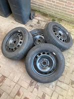 4x winterbanden 205/55 R16 op stalen velg, Ophalen, Gebruikt, 16 inch, Banden en Velgen