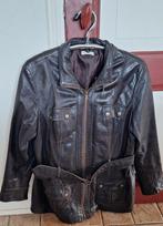 Stoere jas van schapenleer maat 46 48 vintage, Ophalen