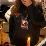 Harley Davidson motor hoodie originele vintage Holoubek (L), Ophalen of Verzenden, Zwart