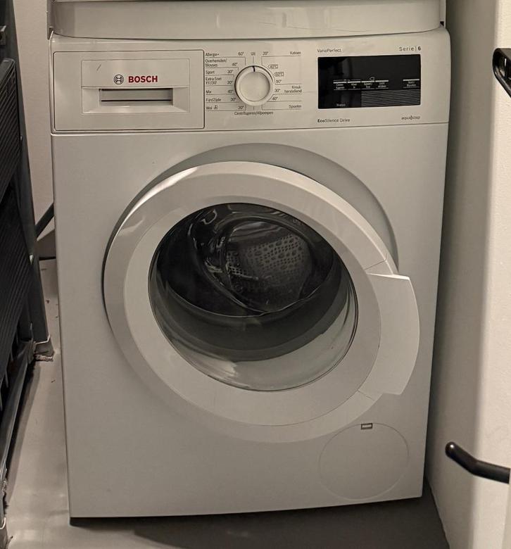 Bosch Exclusiv Wasmachine WNAT323471/17 + Tussenplank, Witgoed en Apparatuur, Wasmachines, Gebruikt, Voorlader, 6 tot 8 kg, 85 tot 90 cm
