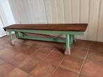Oude gymbank vintage turnbank old skool gangbank  135 cm, Huis en Inrichting, Ophalen, Gebruikt