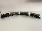 HO Marklin tenderloc 3029 & 3 wagons 4040 (665), Hobby en Vrije tijd, Modeltreinen | H0, Wisselstroom, Verzenden, Märklin, Gebruikt