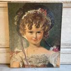 Portret prent meisje *tres jolie duiven*, Verzenden