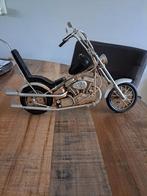 Miniatuur chopper motor 36 cm breed 20 cm hoog  van metaal., Ophalen of Verzenden, Gebruikt