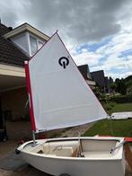 Optimist met nieuw zeil, Watersport en Boten, Zeilen en Zeiltoebehoren, Gebruikt, Minder dan 15 m², Overige typen, Ophalen