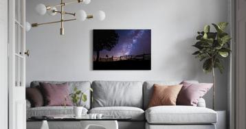 Sterrenhemel Canvas 100x70cm beschikbaar voor biedingen