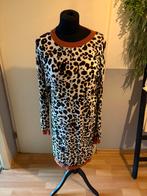 Norah mooie panterprint jurk mt 42 ZGAN, Kleding | Dames, Norah, Ophalen of Verzenden, Zo goed als nieuw, Maat 42/44 (L)