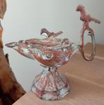 Oud olielampje van brons, Ophalen of Verzenden, Brons