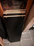 4 zwarte kastplanken - Afmetingen op aanvraag, Ophalen, Gebruikt