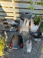 2x piaggio skipper 125cc kappenset +onderdelen zwart + blauw, Ophalen of Verzenden, Kap