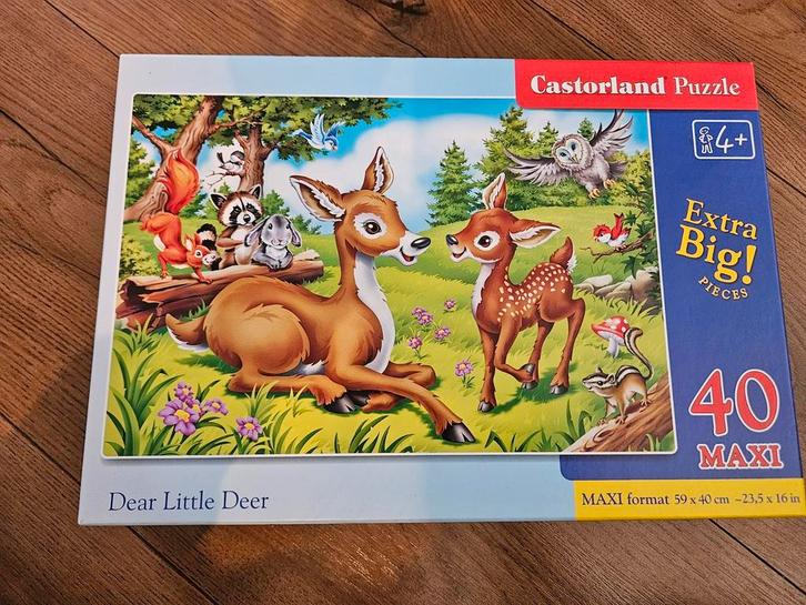 Kinderpuzzel Dear Little Deer - 40 stukjes, Kinderen en Baby's, Speelgoed | Kinderpuzzels, Zo goed als nieuw, 4 tot 6 jaar, 10 tot 50 stukjes
