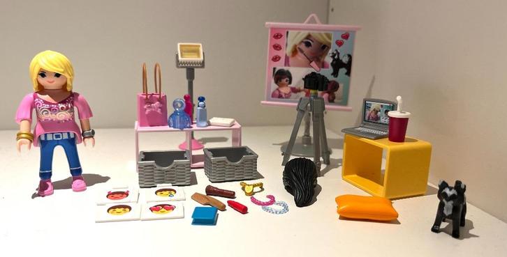 70607 Playmobil Vlogger sociale media, Kinderen en Baby's, Speelgoed | Playmobil, Zo goed als nieuw, Complete set, Ophalen of Verzenden