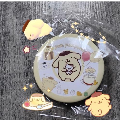 Sanrio Pompompurin Badge, Verzamelen, Poppetjes en Figuurtjes, Ophalen of Verzenden
