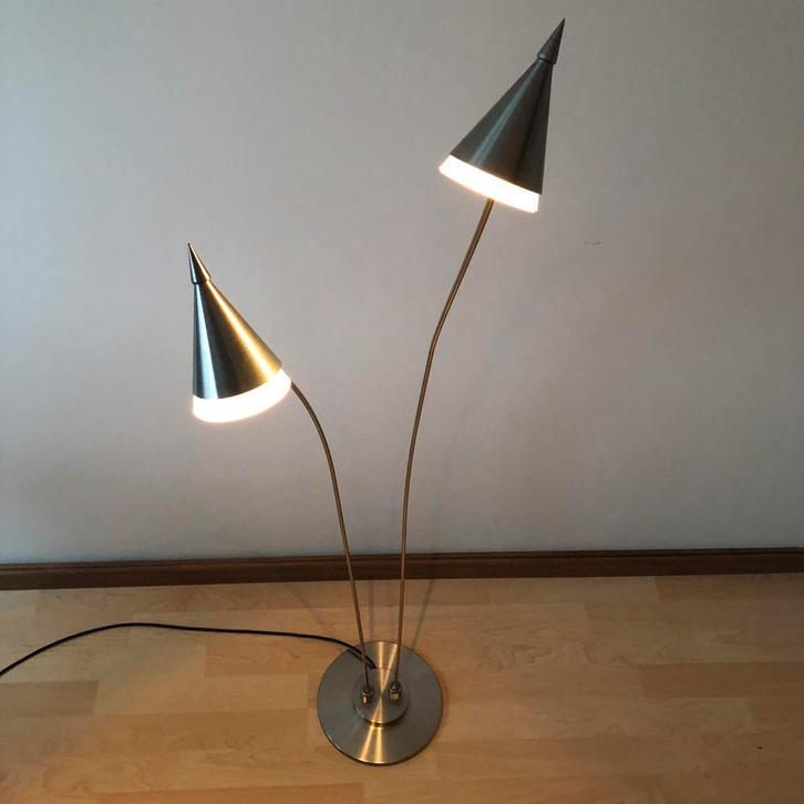 Harco Loor design lamp, Huis en Inrichting, Lampen | Vloerlampen, Zo goed als nieuw, Glas, Ophalen