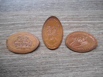 Pressed pennies souvenir Amusementspark Tivoli Berg en Dal
