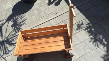 Houten bolderkar  beschikbaar voor biedingen