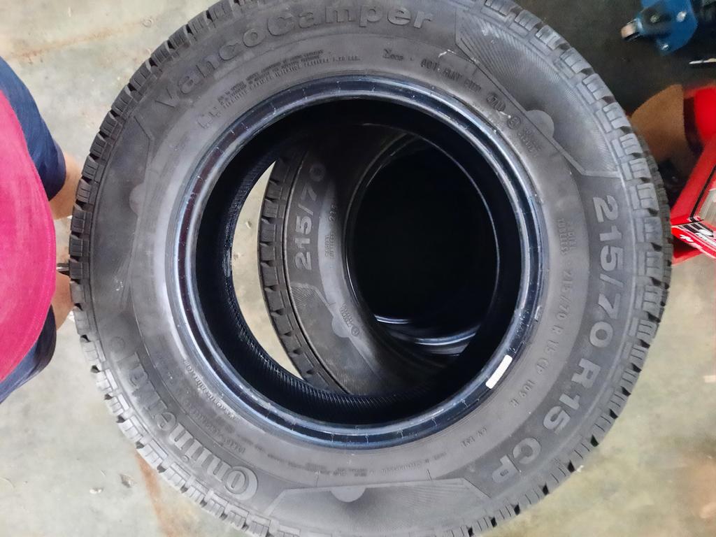 Continental banden 215/70 r15 Cp, Ophalen of Verzenden, Gebruikt
