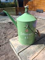 Emaille reseda groen petroleum kan 5 liter Neerlandia, Antiek en Kunst, Antiek | Emaille, Ophalen of Verzenden