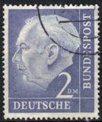 Duitsland Bundespost 1953-1954 - Yvert 72A - Heuss (ST), Ophalen, BRD, Gestempeld