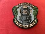 Badge van een Duiker met velro, Ophalen of Verzenden, Landmacht, Nederland, Embleem of Badge