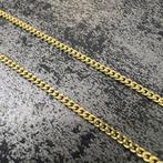 14 karaat gouden massief cuban schakel nieuw, Ophalen of Verzenden, Zo goed als nieuw, Goud